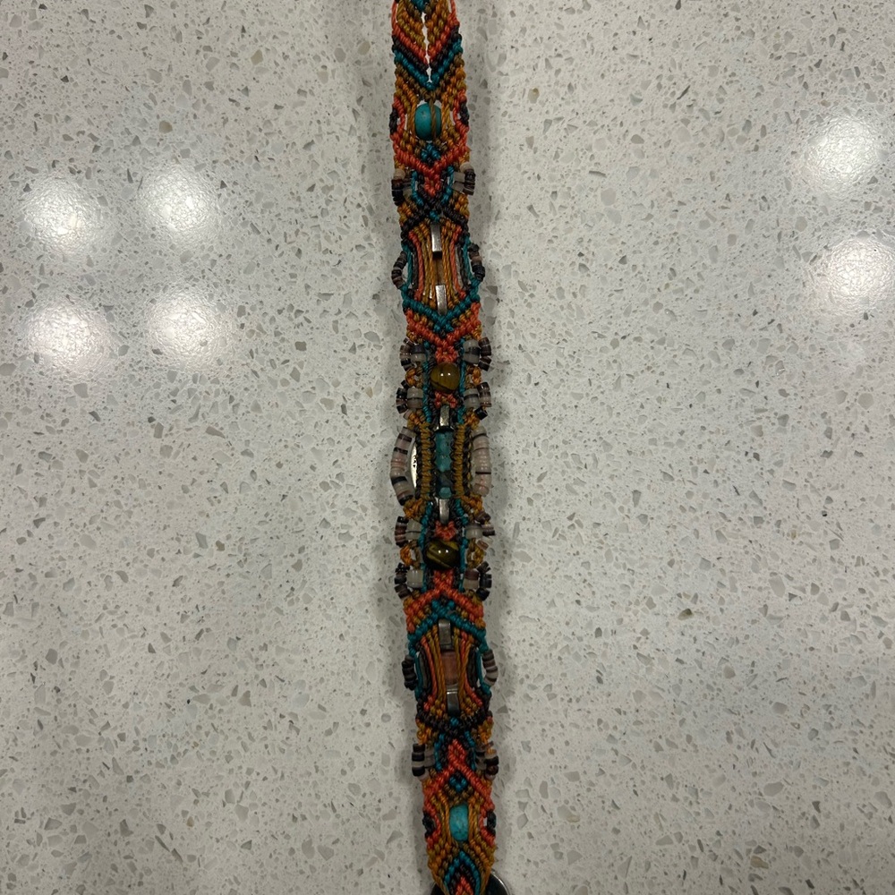 Isha Elafi Turquoise and Earth Tone Bracelet - Picture 4 of 4
